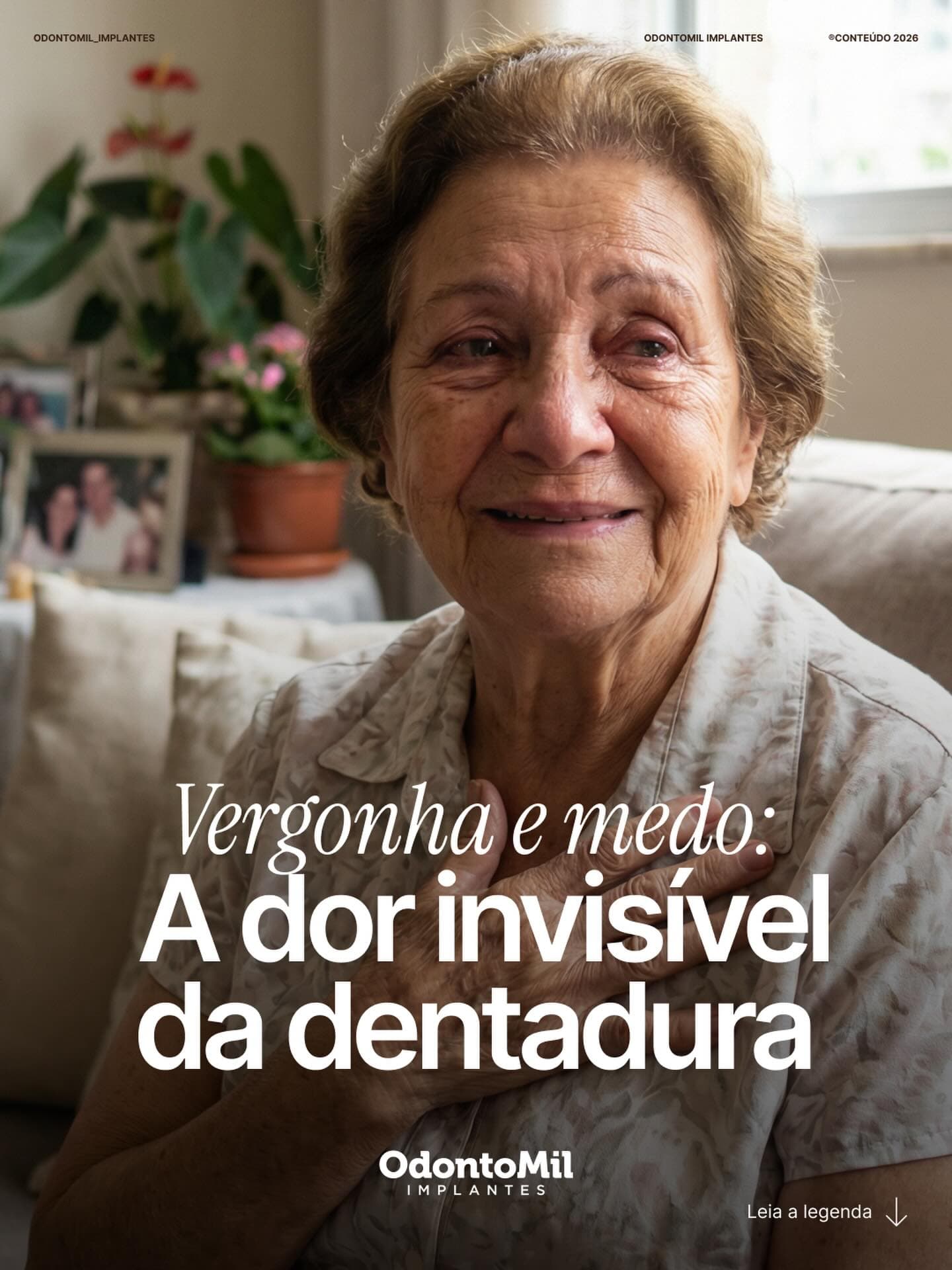 Vergonha e medo: a dor invisível da dentadura